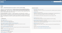Desktop Screenshot of code.credil.org